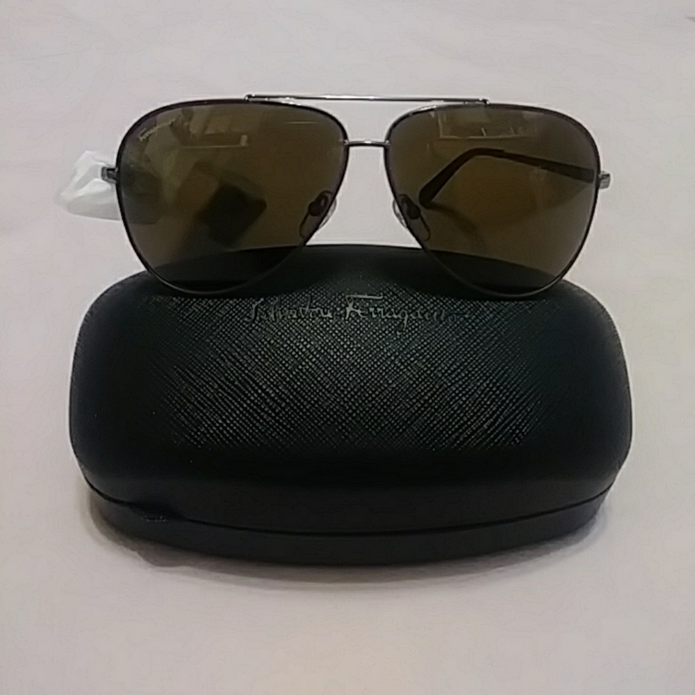 Salvatore Ferragamo 60mm Aviator Sunglasses